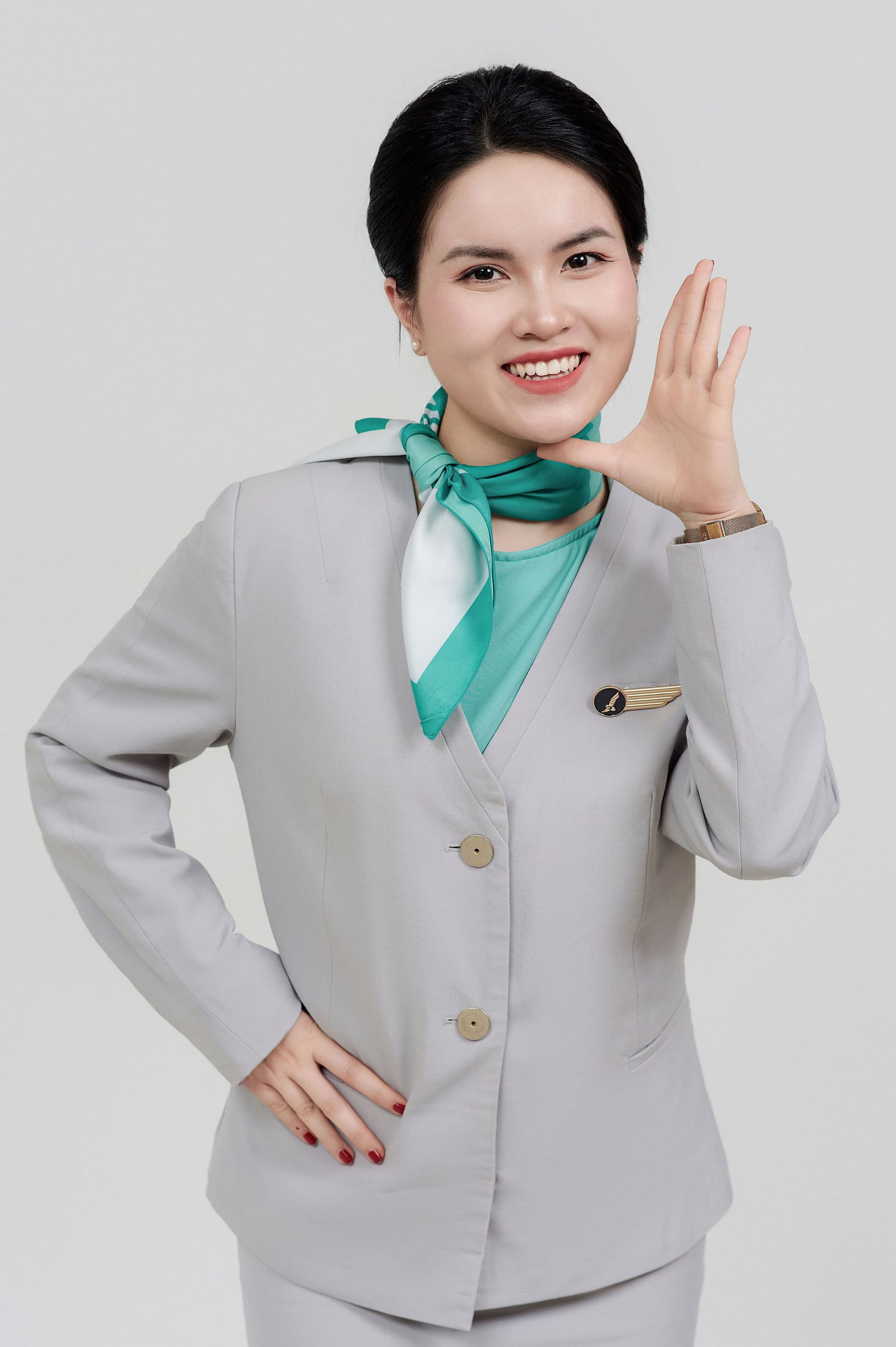 Ảnh mẫu 6 — Ảnh thẻ tiếp viên hàng không — Gạo Nâu Profile