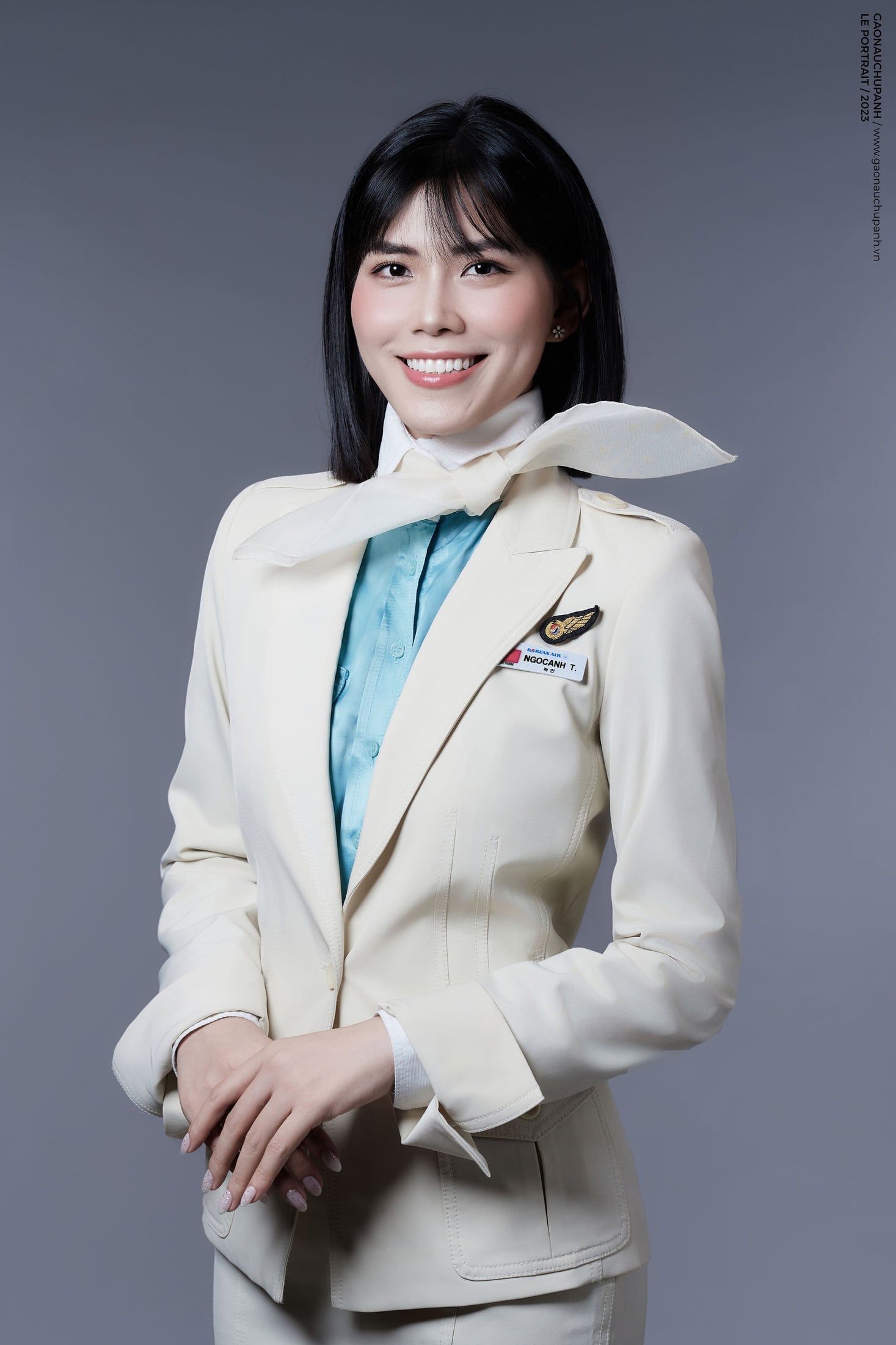 Ảnh thẻ tiếp viên hàng không